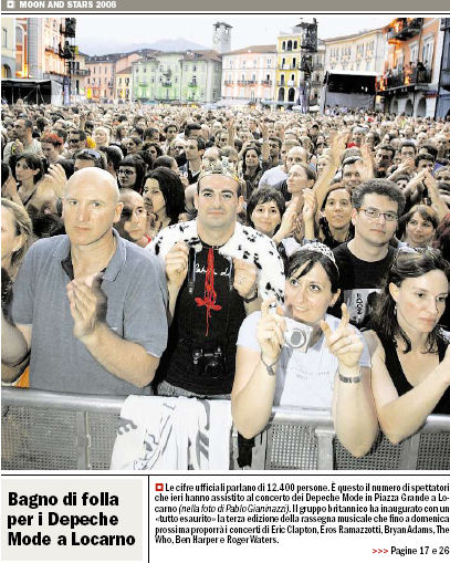 Corriere Ticino - freeangel immortalata + Sabry, Vale, Caruccia, Re Mattia, Chiara